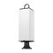 Z-Lite Sana 3 Light Outdoor Pier Mounted Fixture, Black & White Opal 593PHBR-553PM-BK - alternate 2